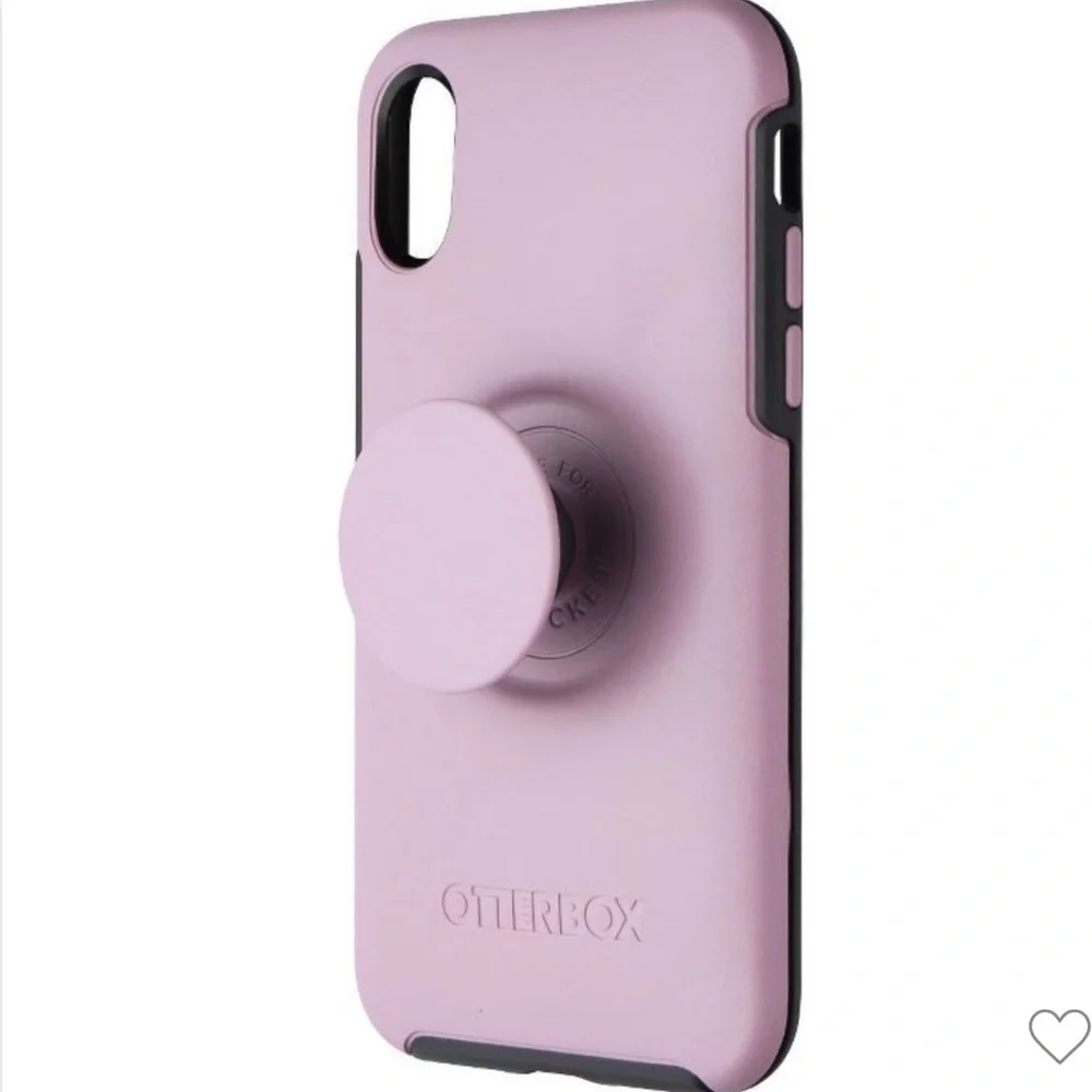 ❄️ 5/$25. OtterBox Lavender Case with PopSocket for IPhone XS or X